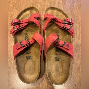 Birkenstock Red Franca Sandal L9/EU40N